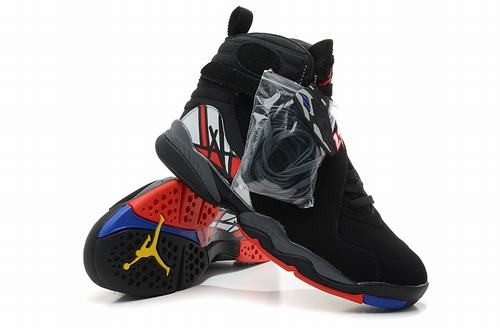 Air Jordan VIII (8) Retro black white red orange