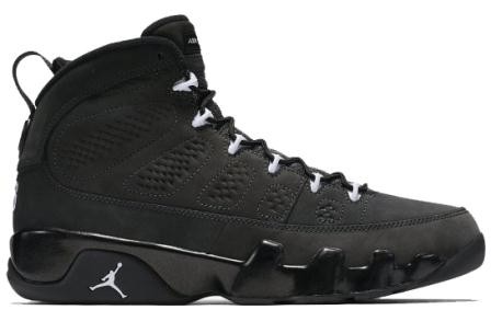 Air Jordan 9 Retro Anthracite Black/White