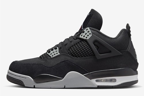 AIR JORDAN 4 RETRO 'BLACK CANVAS' - DH7138-006