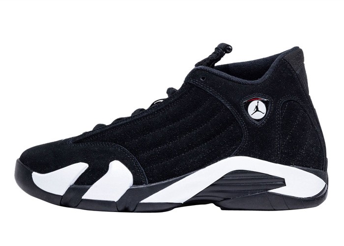 Air Jordan 14 Black White - 487471-016