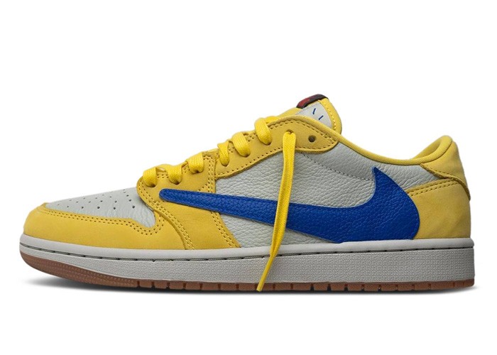 Travis Scott Wmns Air Jordan 1 Retro Low OG SP 'Canary' - DZ4137-700