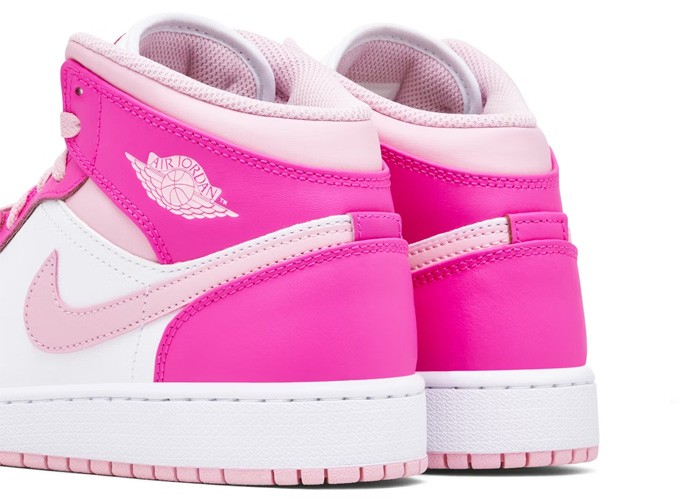 Air Jordan 1 Mid Fierce Pink GS - FD8780-116