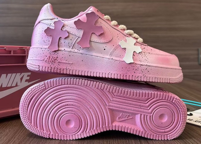 Nike Air Force 1- GOD Pink Custom